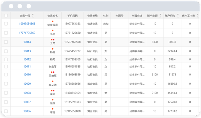 酒吧标签收银系统
