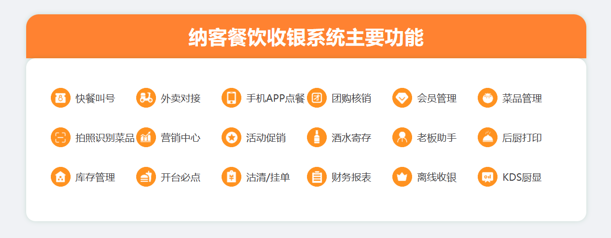 中餐厅收银软件